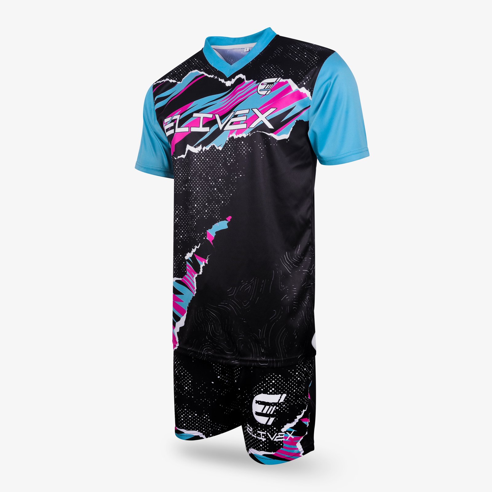 ELIVEX Football Jersey & Shorts Set