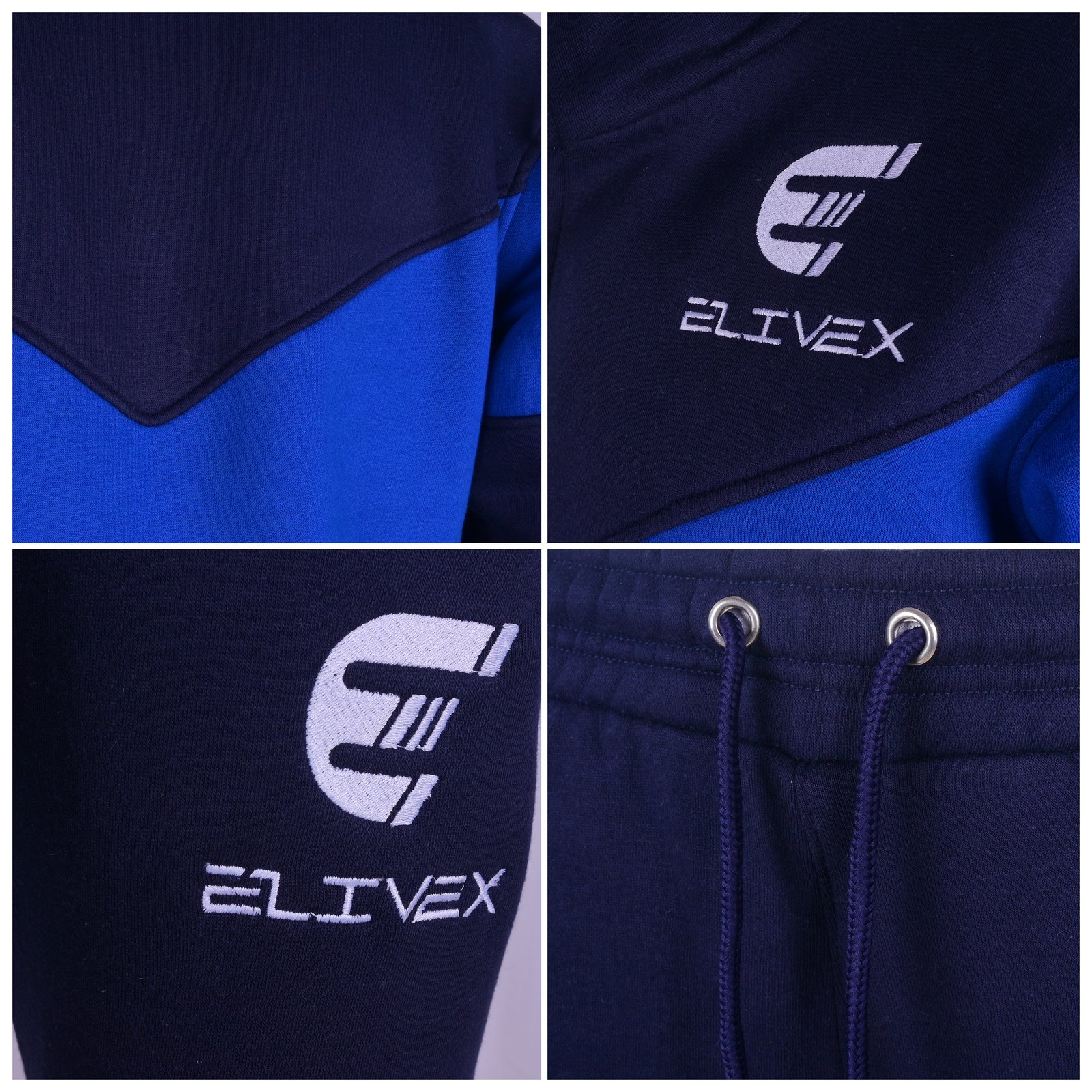 ELIVEX Colorblock Tracksuit detail