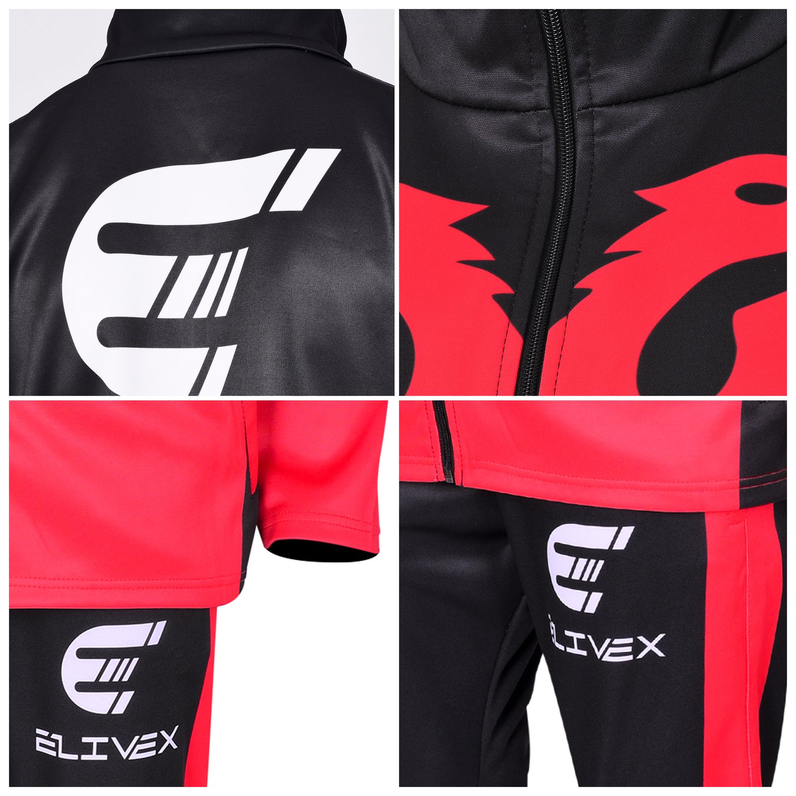 ELIVEX Colorblock Tracksuit Detail