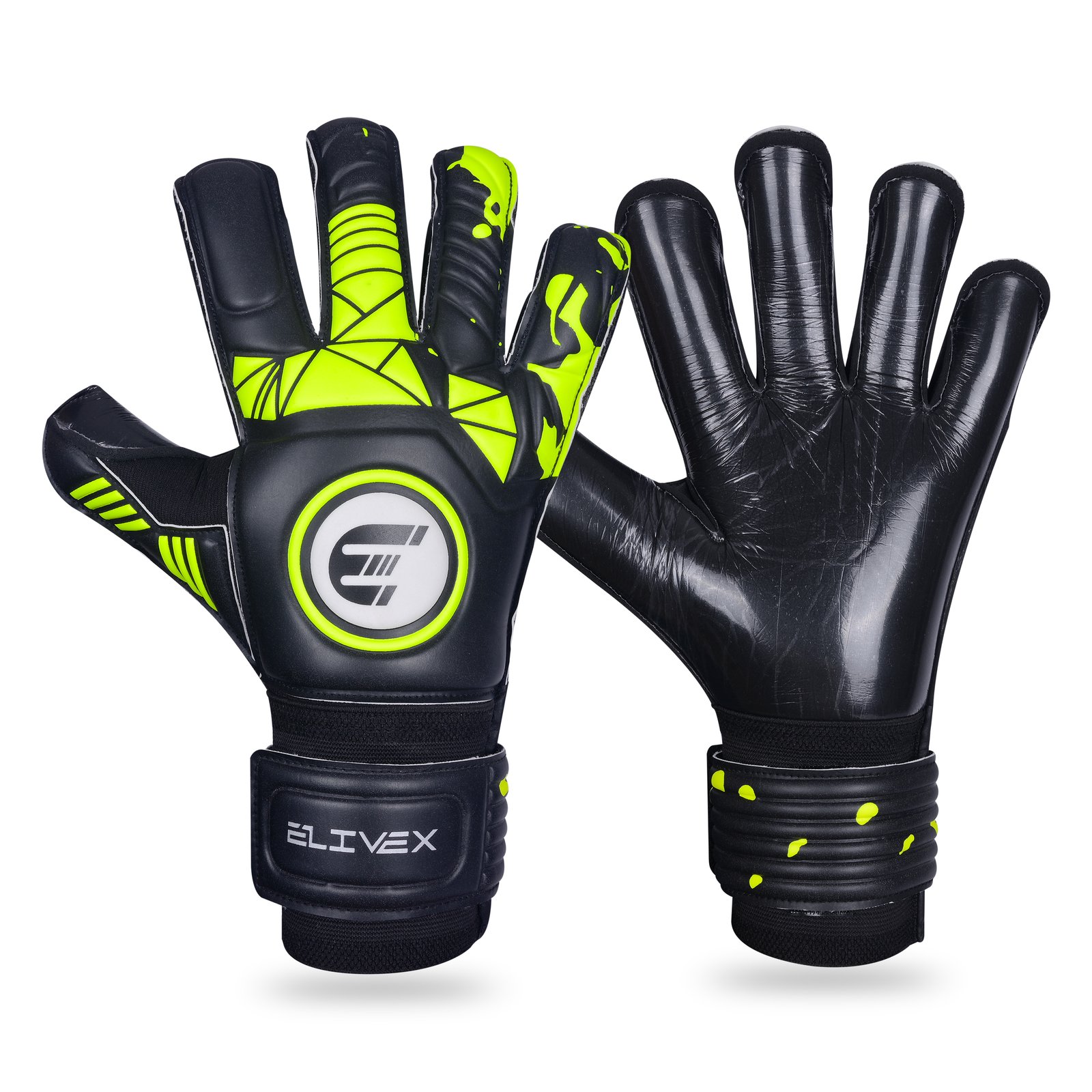 Black and yellow Titan Grip Pro goalkeeper glove